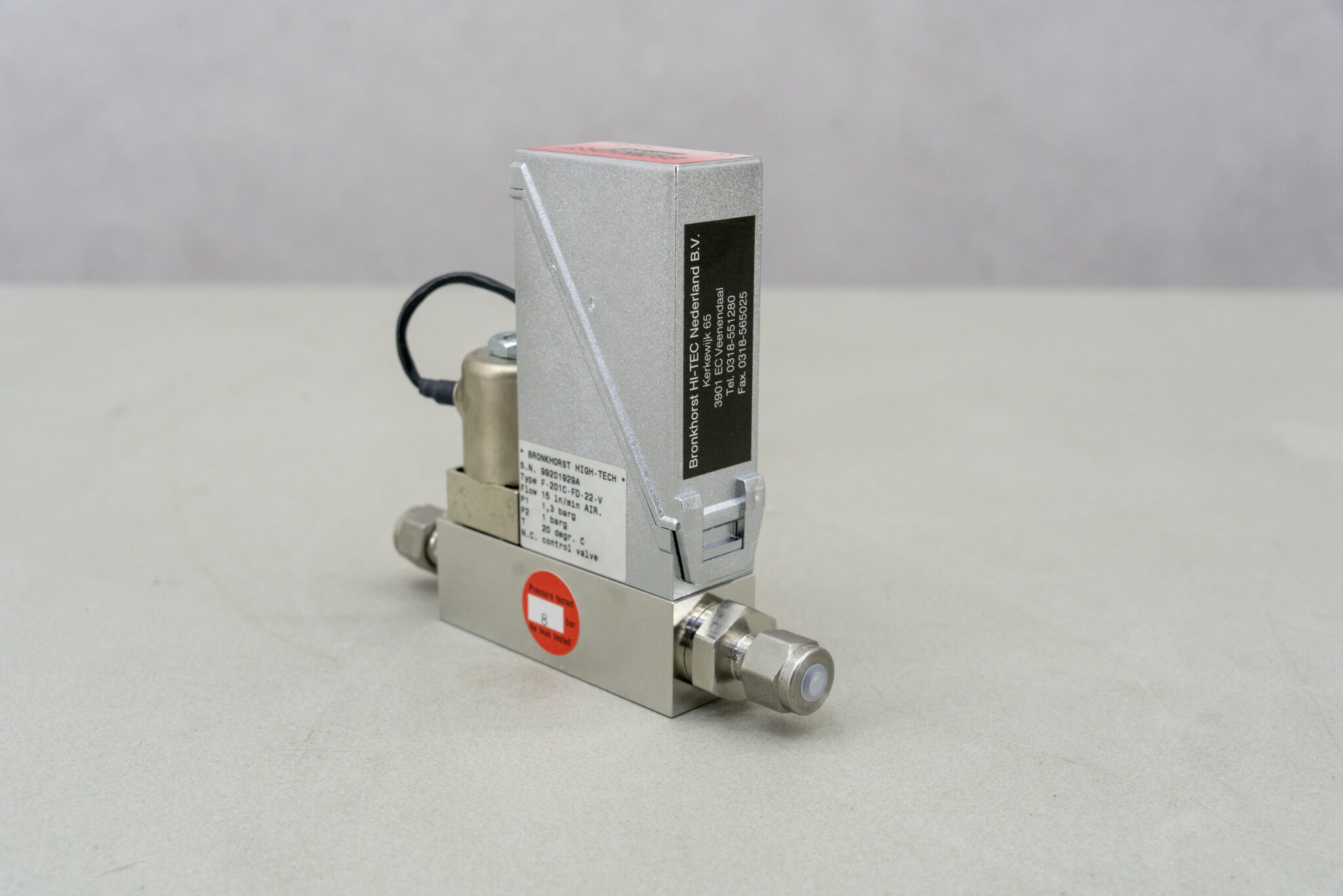 Débitmètre De Gaz 2.5-25 LPM Avec Vanne - Acrylique Transparent, Connexion Tuyau 8 Mm, Pour Oxygène, Air, Azote, Gaz Divers